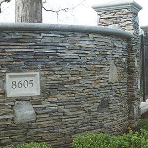 Cast Stone Landscape Wall Cap #5