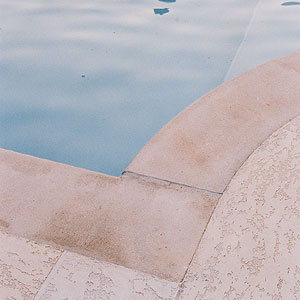 Cast Stone Pool Coping #1